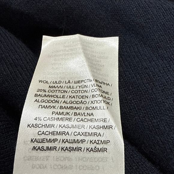 Lauren Ralph Lauren Reversible Red/Navy Ruana Cape Size S/M NWT - Picture 7 of 10